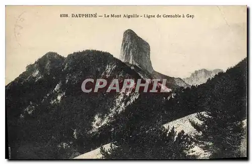 Ansichtskarte AK Dauphine Le Mont Aiguille Ligne de Grenoble a Gap