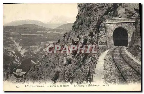 Cartes postales Dauphine Ligne de la Mure Le Passage d'Echalanches