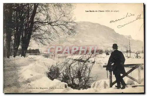 Cartes postales Les Bord de l'Isere Effet de neige