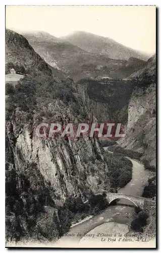 Cartes postales Route de Bourg d'Oisans Le Pont d'Auris