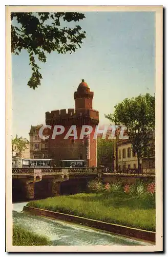 Ansichtskarte AK Perpignan Un coin du Castillet