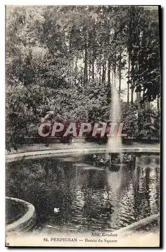 Cartes postales Perpignan Bassin du Square