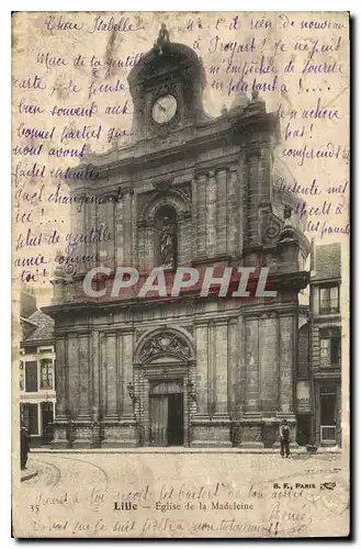 Cartes postales Lille Eglise de la Madeleine