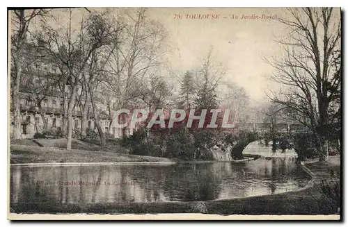 Ansichtskarte AK Toulouse Au Jardin Royal