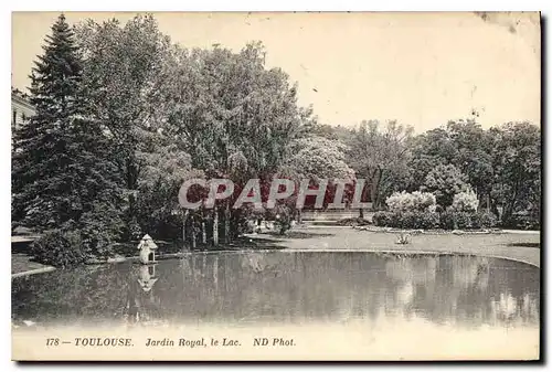 Cartes postales Toulouse Jardin Royale le Lac