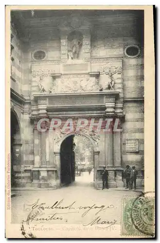 Cartes postales Toulouse Capitole Cour Henri IV