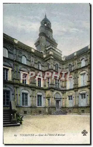 Cartes postales Toulouse Cour de l'Hotel d'Assezat