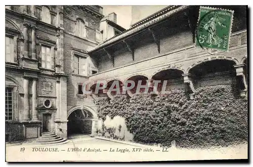 Ansichtskarte AK Toulouse L'Hotel d'Assezat La Loggia XVI siecle