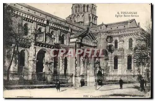 Cartes postales Toulouse Eglise Saint Sernin