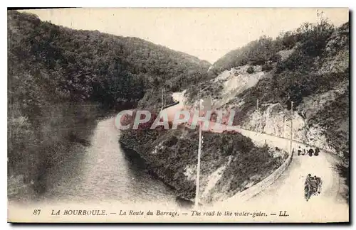 Cartes postales La Bourboule La Route du Barrage