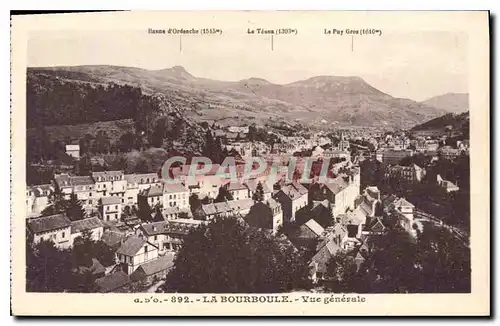 Cartes postales La Bourboule Vue generale