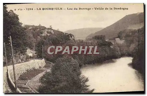 Cartes postales La Bourboule Lac du Barrage Vallee de la Dordogne