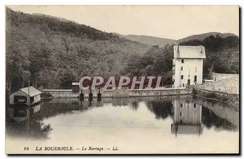 Cartes postales La Bourboule Le Barrage