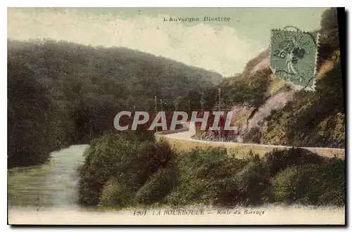 Cartes postales La Bourboule Route du Barrage