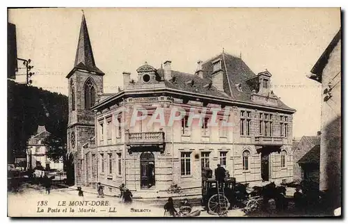 Cartes postales Le Mont Dore La Poste et la Mairie