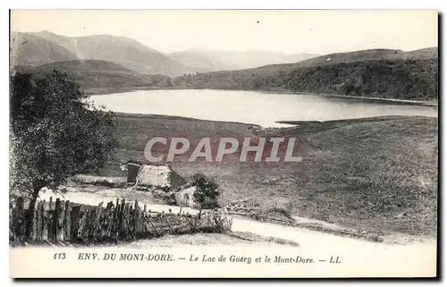 Ansichtskarte AK Le Lac de Guery et le Mont Dore