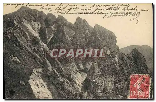 Cartes postales Le Mont Dore Le Sancy Les Cheminees du Diable