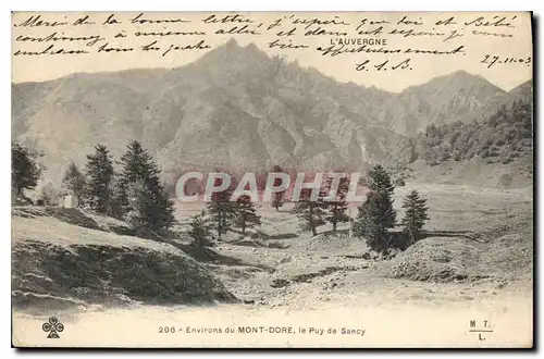 Cartes postales Environs du Mont Dore Le Puy de Sancy