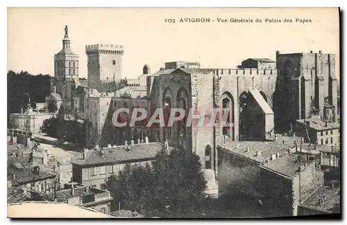 Cartes postales Avignon Vue generale du Palais des Papes