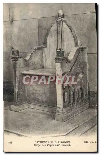 Cartes postales Cathedrale d'Avignon Siege des Papes (XI siecle)