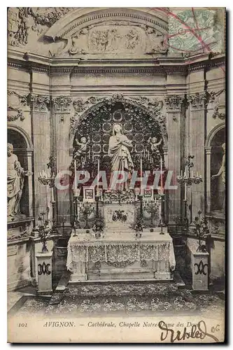 Cartes postales Avignon Chapelle Notre Dame des Doms