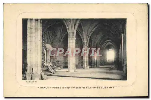Cartes postales Avignon Palais des Papes Salle d l'audience de Clement VI
