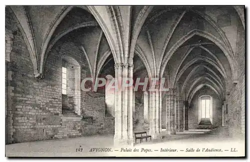 Cartes postales Avignon Palais des Papes Interieur Salle de l'Audience