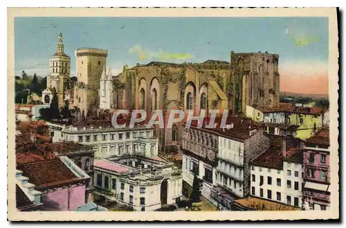 Cartes postales Avignon Vue d'ensemble du Palais des Papes