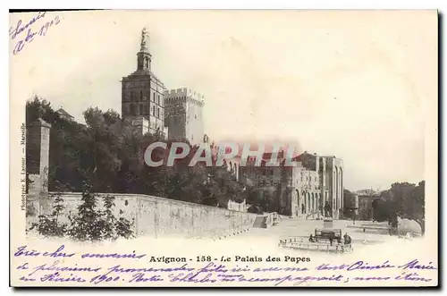 Cartes postales Avignon Les Palais des Papes