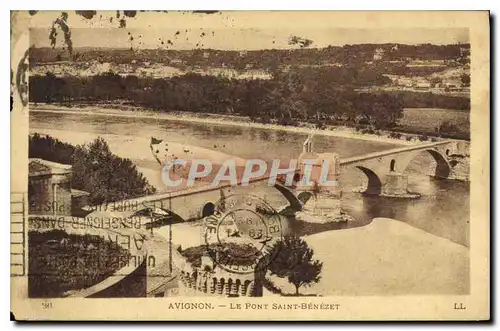 Cartes postales Avignon Le Pont Saint Benezet