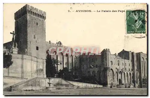 Cartes postales Avignon Les Palais des Papes