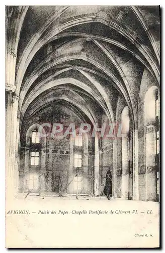 Ansichtskarte AK Avignon Palais des Papes Chapelle Pontificale de Clement VI