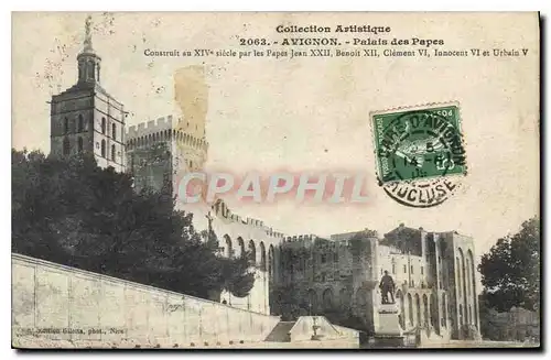 Cartes postales Avignon Palais des Papes