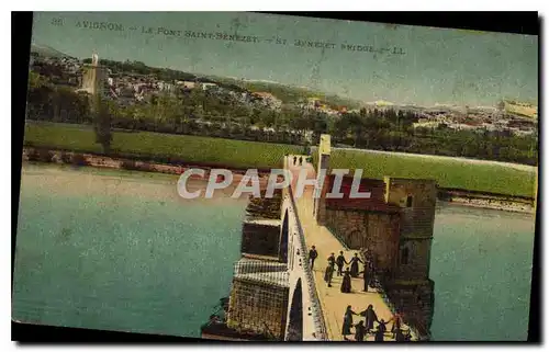 Cartes postales Avignon Le Pont Saint Benezet