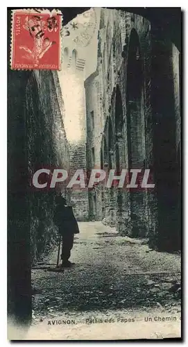 Cartes postales Avignon Palais des Papes Un chemin de ronde