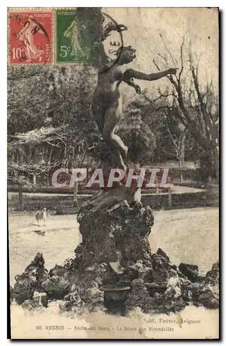 Cartes postales Avignon Roche des Doms Le Venus aux Hirondelles