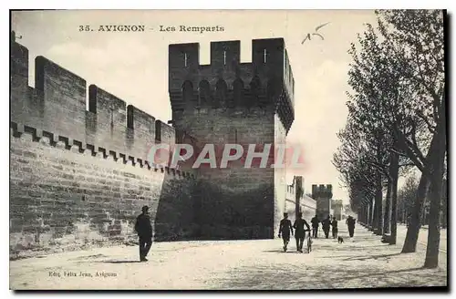 Cartes postales Avignon Les Remparts