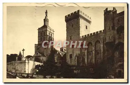 Cartes postales Avignon Palais des Papes Tour de la Campane et Notre Dame des Doms
