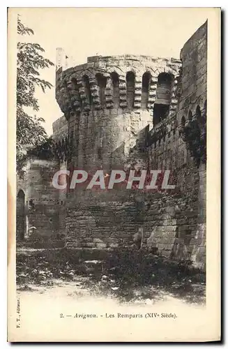 Cartes postales Avignon Les Remparts (XIV siecle)
