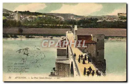 Cartes postales Avignon Le Pont Saint Benezet