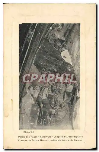 Cartes postales Avignon Palais des Papes Chapelle St Jean Baptiste
