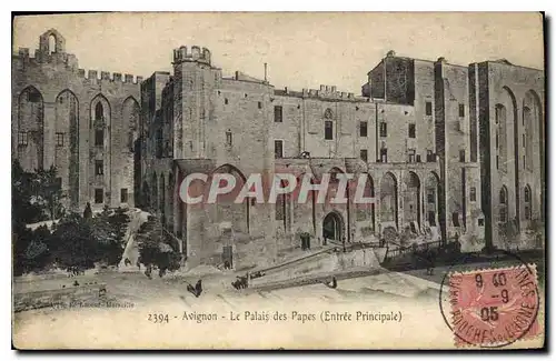 Ansichtskarte AK Avignon Le Palais des Papes (Entree principale)