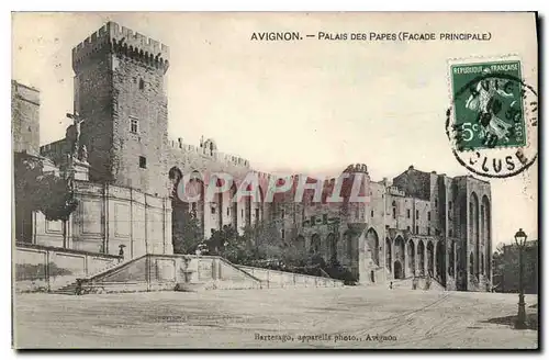 Cartes postales Avignon Palais des Papes (facade principale)