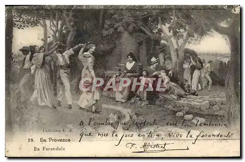 Cartes postales La Farandole  Folklore