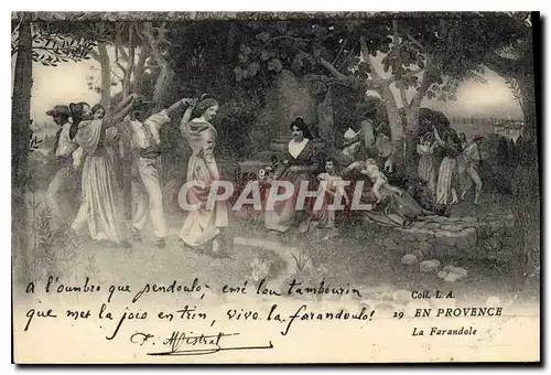 Cartes postales La Farandole  Folklore