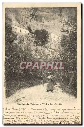 Cartes postales La Sainte Baume La Grotte