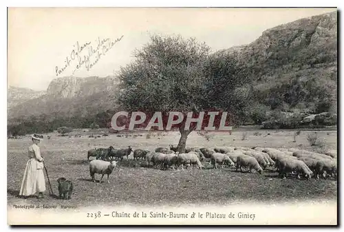 Ansichtskarte AK Chaine de La Sainte Baume et le Plateau de Giniez Femme