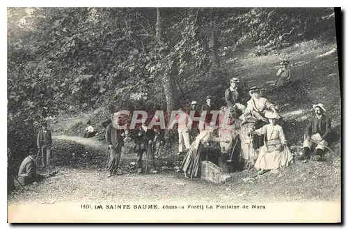 Ansichtskarte AK La Sainte Baume La Fontaine de Nans