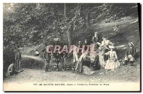 Cartes postales La Sainte Baume La Fontaine de Nans
