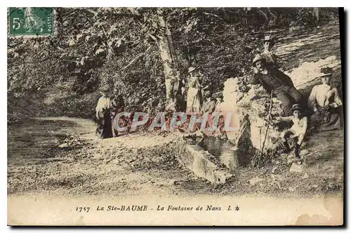 Cartes postales La Sainte Baume La Fontaine de Nans